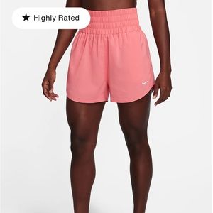 NWT Nike One Women’s Dri-Fit Ultra High-Waisted 3” Brief-Lined Shorts